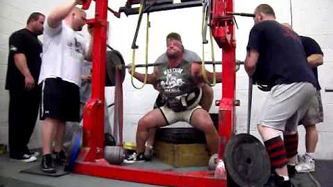 Jon Shackelford Max Effort Squats 1/7/2011