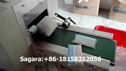 multi size drinking straws high speed automatic counting and packing packaging machine