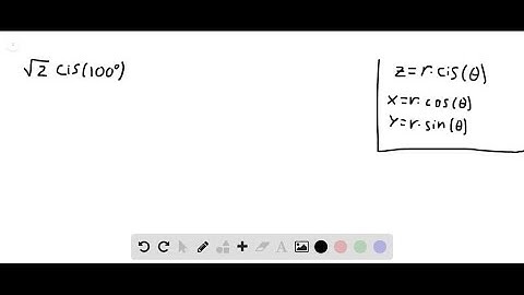 Convert the complex number from polar to rectangular form. z=√(2) cis(100^…