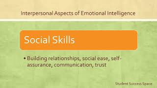 Interpersonal Aspects of Emotional Intelligence -developing your MBTI personality