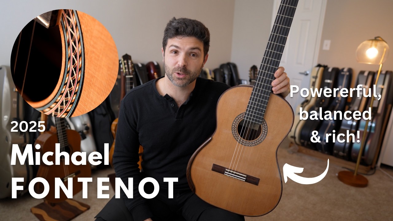 Восходящий техасский мастер по изготовлению гитар, Майкл Фонтенот, Nomex Doubletop No. 25 (2025) ...