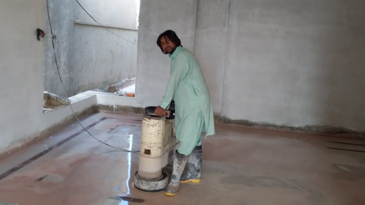 Marble Ragrai Machine Marble Floor Surface Preparation/ Marble Ragrai - YouTube