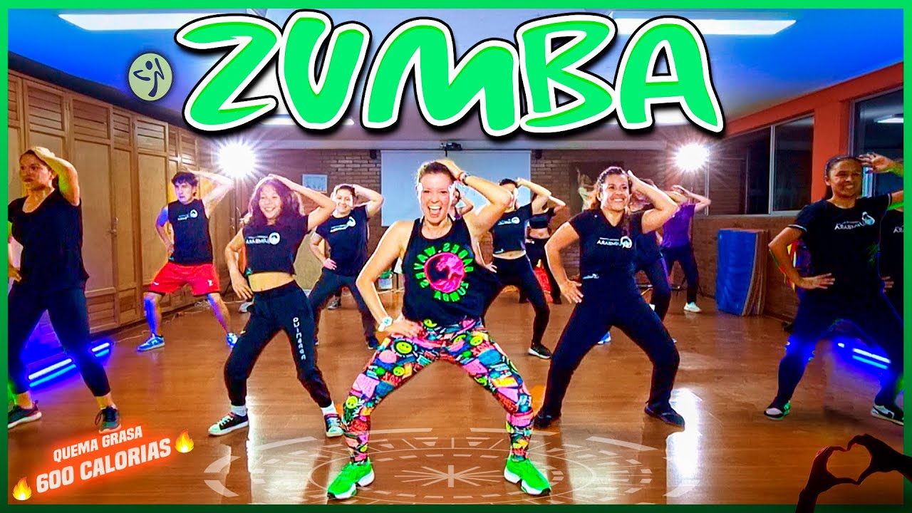 ⁣ZUMBA Fitness BAILE ejercicio para ADELGAZAR en CASA 🔥 CLASE COMPLETA