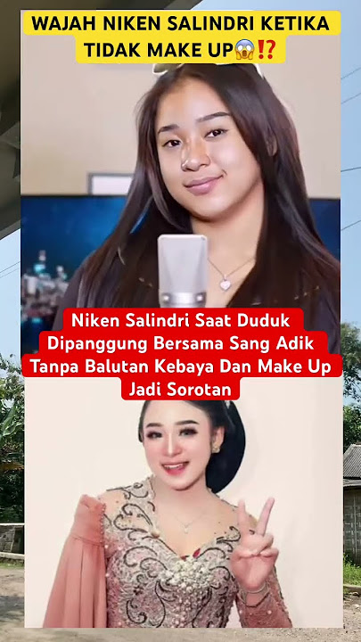 VIRAL‼️ Wajah Niken Salindri Tanpa Make up bener” berbeda banget  #shorts