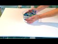 #38 BIG CANVAS acrylicpouringbucketchallenge Acrylic pouring bucket challenge