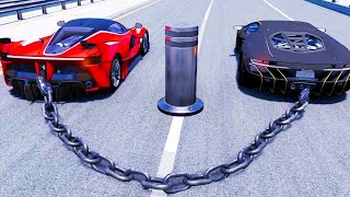 Epic High Speed Car Jumps #01 - BeamNG Drive | Pixel Wreckers
