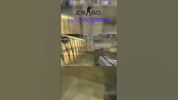 "Insanely EZ Cache Mid Pick through Smoke - CSGO Short"