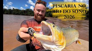 VEJA COMO FOI FEITA NOSSA PESCARIA DE DOURADO USANDO MANDI COMO ISCA - PESCARIA NO RIO DO SONO 2026