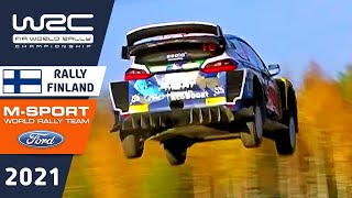 M-Sport Ford WRC Rally Action : Ford Fiesta WRC : WRC Secto Rally Finland 2021