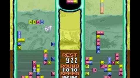 Tetris 2 - Vs. CPU (Round 10, Hard difficulty)