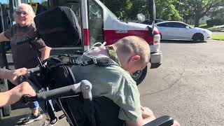 Bata Bus driver Kay picking Sam up & dropping him off at IFS 6.3.26 @onthatnote 