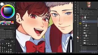 akiham selfie coloring process screenshot 5