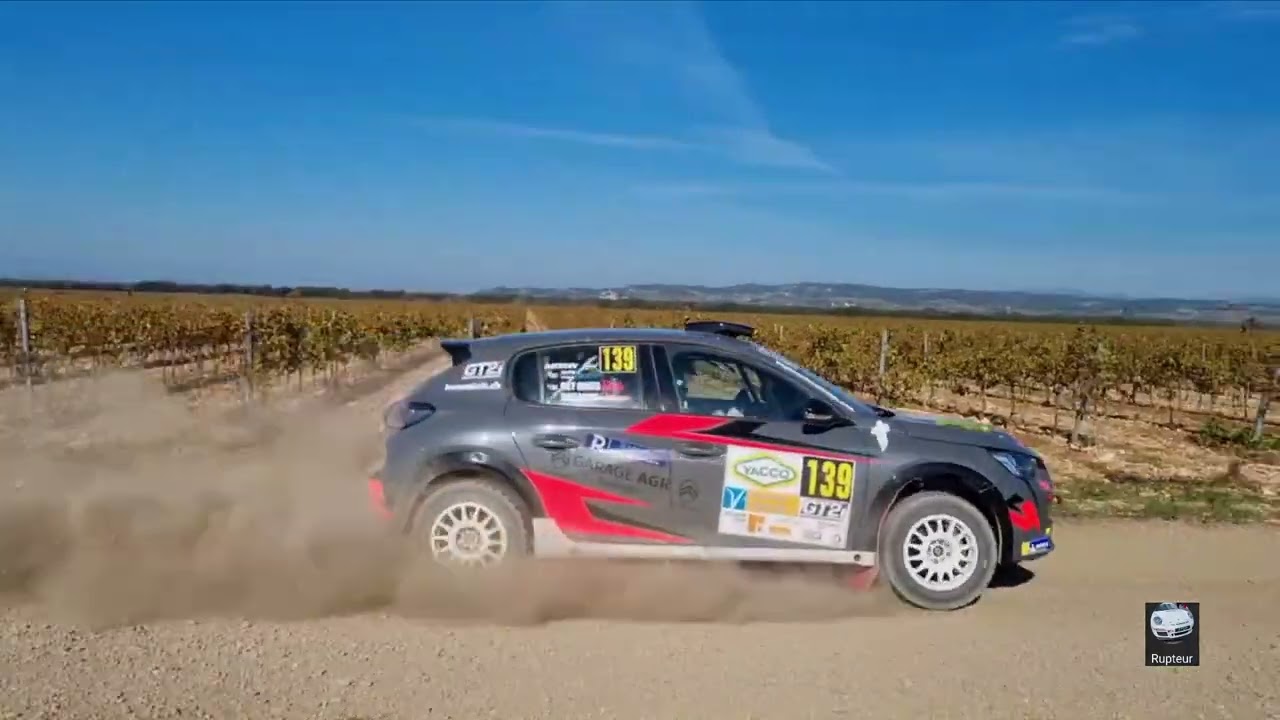 Rallye terre de Vaucluse 2024. ES7