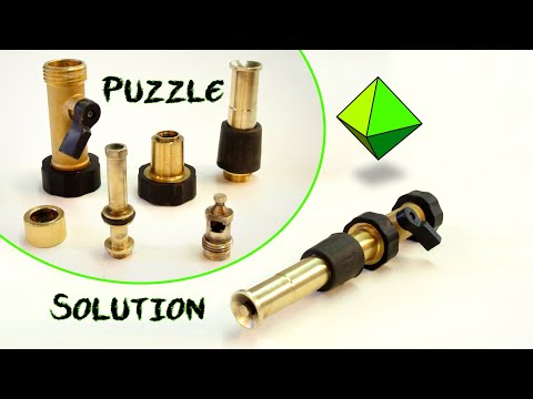 Brass hose nozzle break-down
