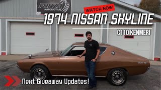 1974 Nissan Skyline C110 Kenmeri! Awarded Best Classic at GTR Fest!
