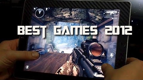 Best iPhone & iPad Games 2012