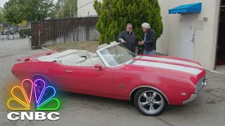 Jay Leno And Billy Gardell Reminisce About Old Times In An Oldsmobile Cutlass | CNBC Prime