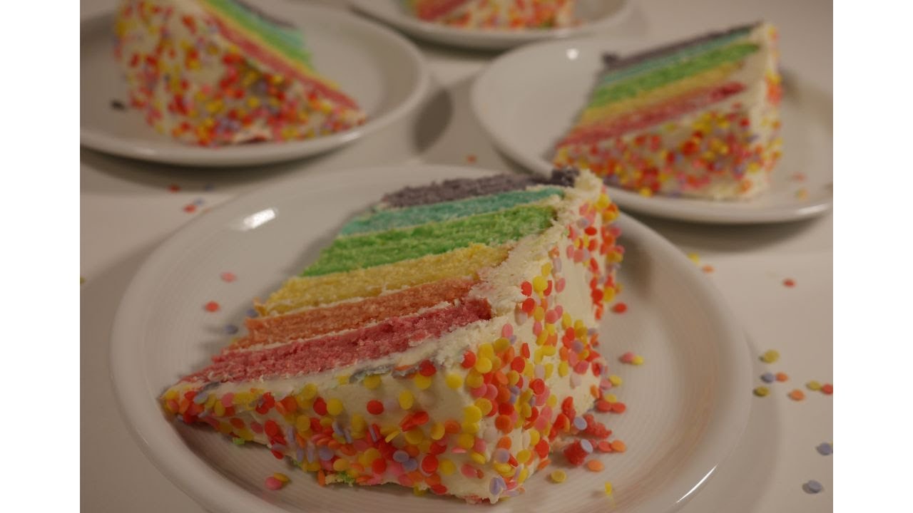 Regenbogen Torte / rainbow cake