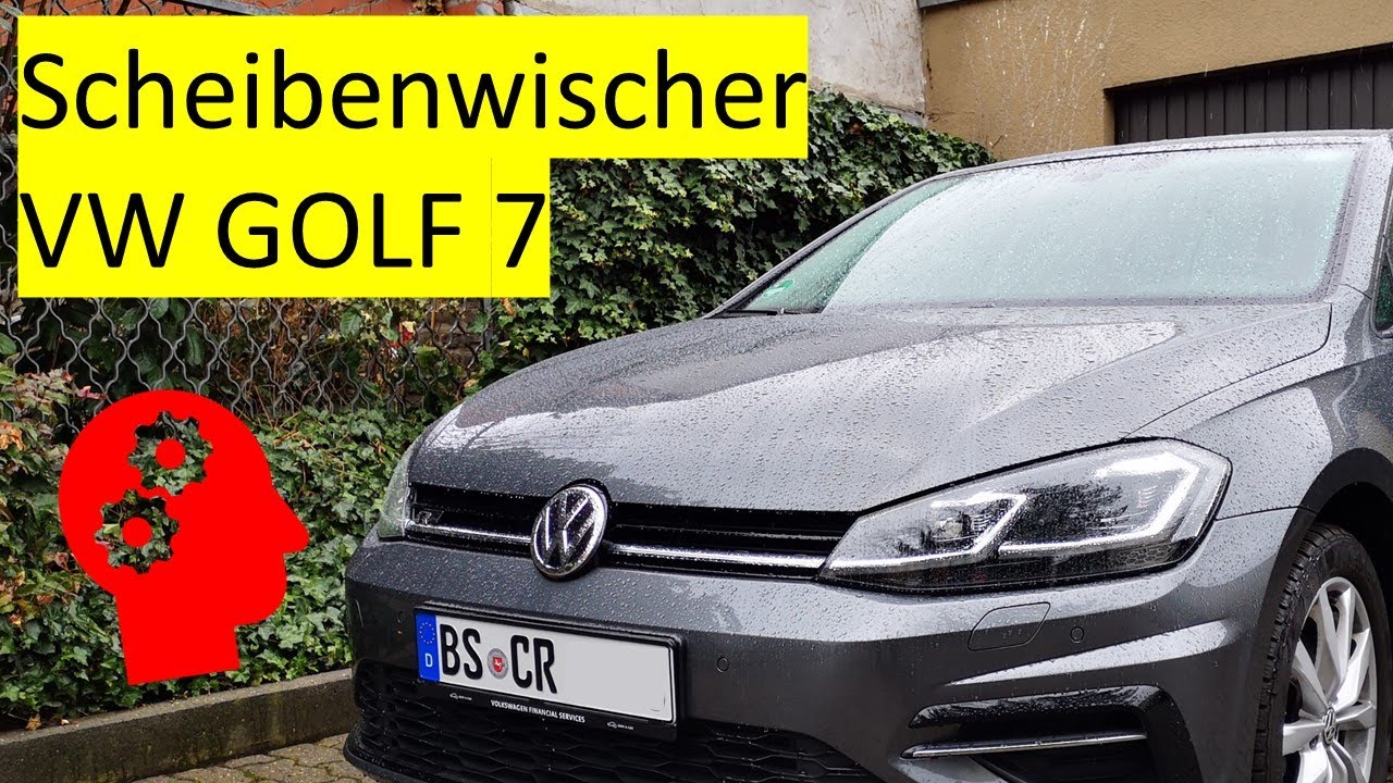 Scheibenwischer wechseln VW Golf 7