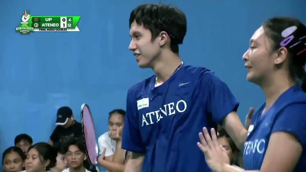 UAAP Badminton 2025: ATENEO VS UP | Mixed Doubles #badminton #philippines