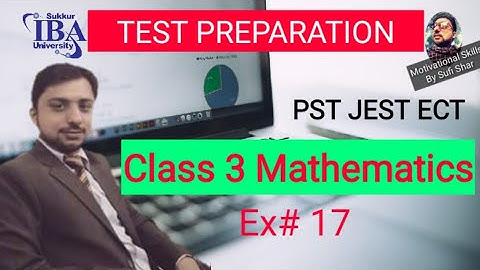 Test preparation class 3 maths | PST JEST test Preparation | Substraction