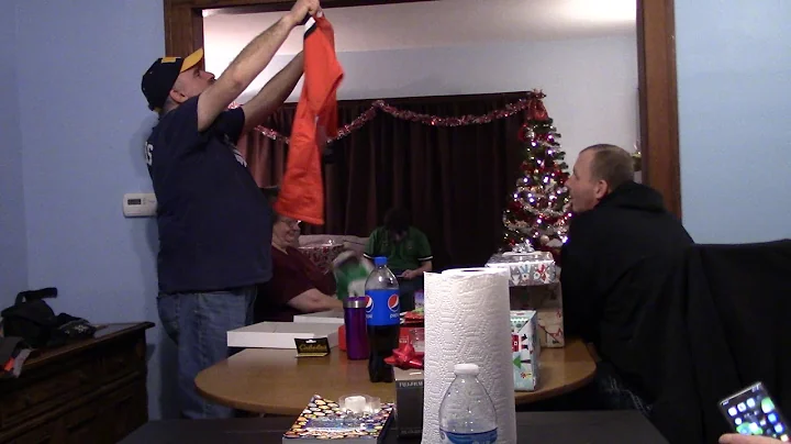 Ray Dodson Jr is opening his Christmas gifts
