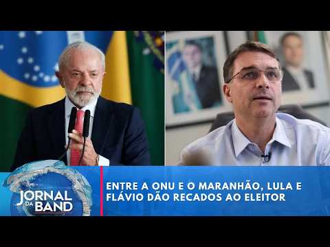 Lula leva eleição para discurso na ONU; Flávio reage no Maranhão | Jornal da Band