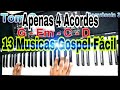 Aprenda 13 Musicas Gospel  com  Apenas 4 Acordes no Teclado