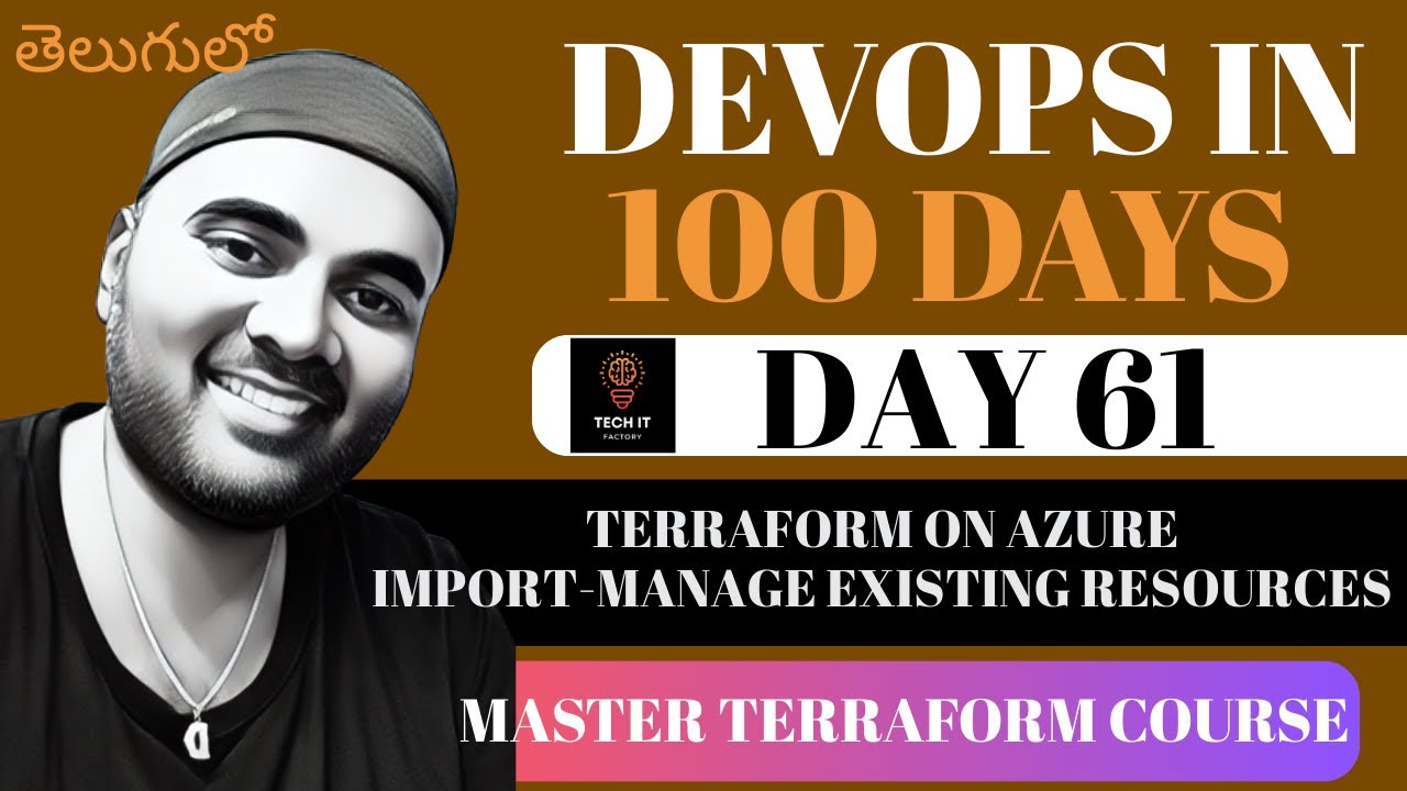 DevOps in 100 Days (Telugu) – Day 61 | Terraform Import – Manage ...