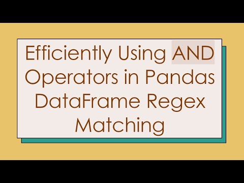 Efficiently Using AND