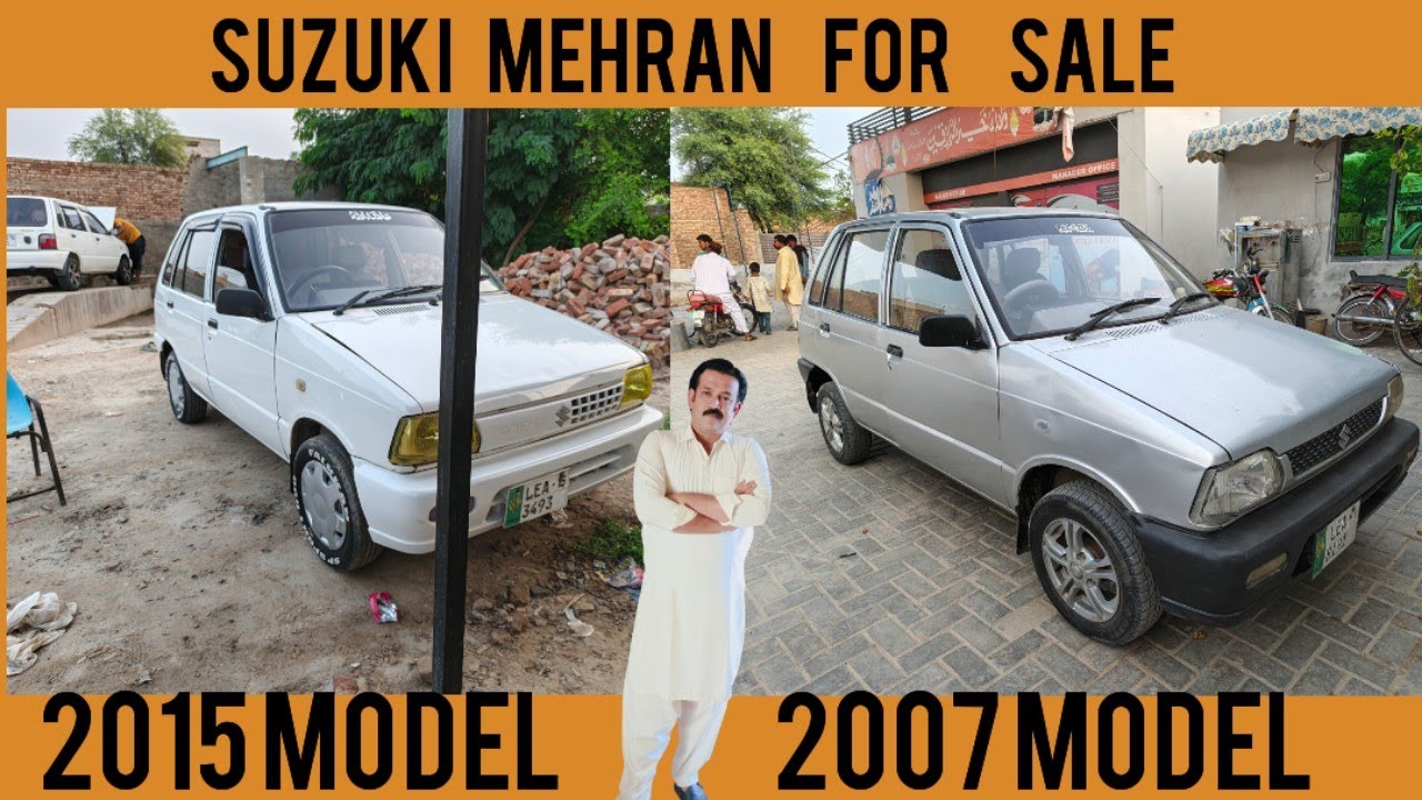 Suzuki mehran 2007 and suzuki mehran 2015 / used cars