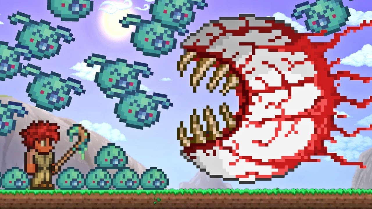 Terraria, But I Can Summon INFINITE SLIME MINIONS