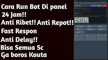 CARA RUN DI PANEL 24 JAM AKTIF BISA SEMUA SC || 100% WORK!!!