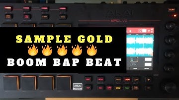 Making Boom Bap From Sample Gold In MPC Live | Chopping Block