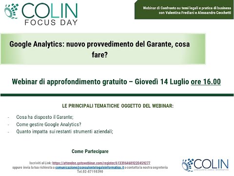 Google Analytics: nuovo provvedimento del Garante, cosa fare?