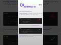 🔥50 .Net Performance Tips. 2|50 #developer #coding #csharp #software