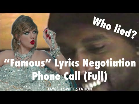 “Famous” Lyrics Negotiation Phone Call (Full)