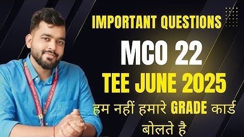 MCO 22🔥TEE June 2025 📘 | Top 15 Most Expected Questions💯 | IGNOU M.Com Exam Booster⚡