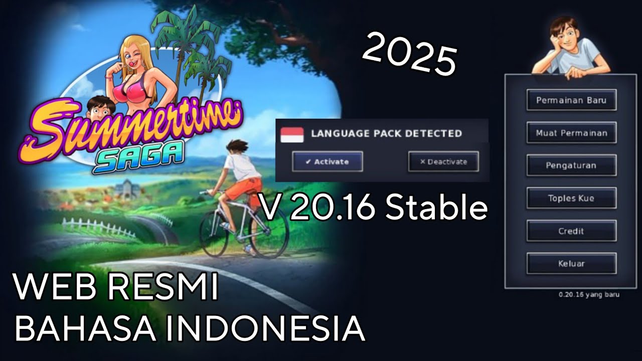 CARA TERBARU DOWNLOAD SUMMERTIME SAGA BAHASA INDONESIA 2025 - YouTube