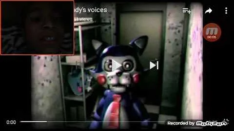 Five nights at Candy Voice Reaction (THE RAT VOICE IS SO WEIRD AND CINDY)
