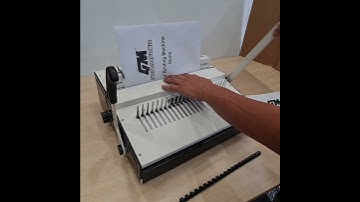 Geomaster F4 Comb Binding Machine Demo