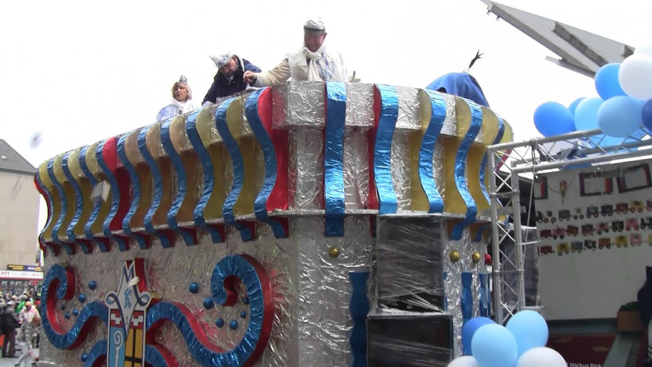 Veilchendienstagszug Mönchengladbach 09.02.2016 (Teil 8/8) Zugende