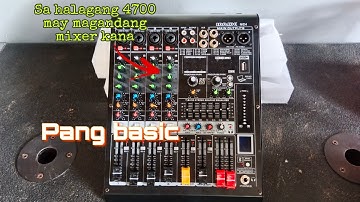 Testing  Imix Mixer 4 Channel/Pang basic set up