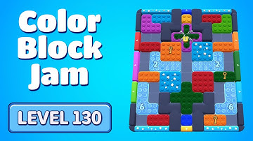 Color Block Jam Level 130 Solution Walkthrough