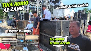 Loading Tina Audio Az Zahir..The Main Stage has 2 sound systems, this is what Mr. Kemo, the opera...