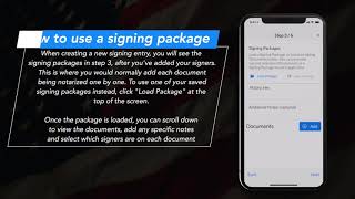 Notary eJournal Tutorials - Signing Packages