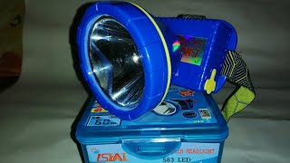 Đèn đội đầu Led Thái Lan 583 | Màn hình led hiện thị thông tin Có hộ trợ sạc pin điện thoại di động screenshot 3