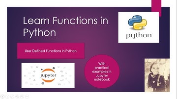 Functions in Python Jupyter