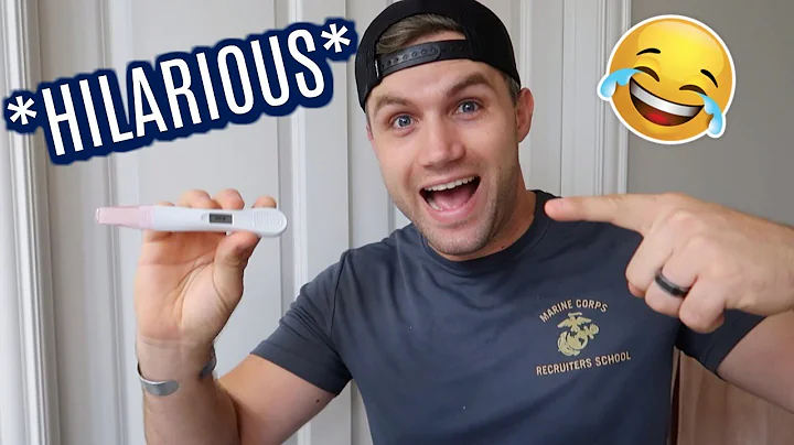 HUSBAND TRIES TO SURPRISE WIFE WITH PREGNANCY TEST...