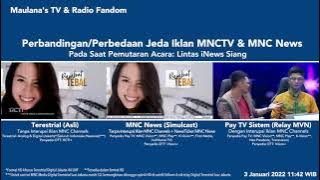Download lagu Perbandingan Jeda Iklan MNCTV & MNC News (3 Jan 2022 11:42 WIB)